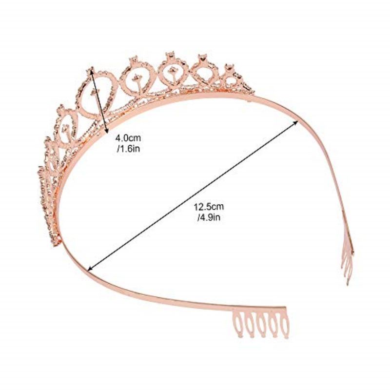 2pcs Tiara Mahkota Selempang untuk Ulang Tahun Komplit Mahkota Sash/Sash and Crown Birthday Queen