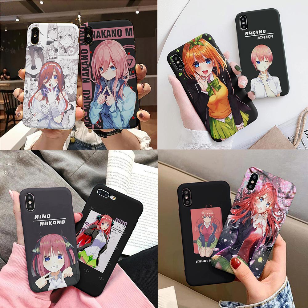 Custom Case Premium (Go Toubun no Hanayome/ Nakano Nino/ Miku/ Ichika/ Itsuki/ Yotsuba) Bisa Custom