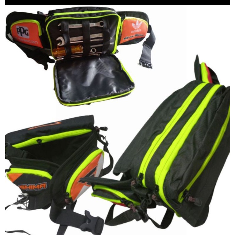 tas selempang pinggang waist bag cross trail adventure Trabas shima06 tas mekanik