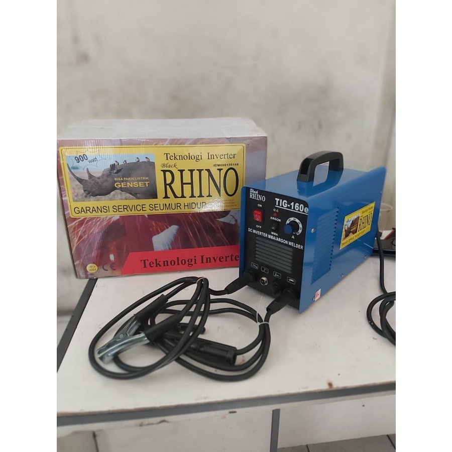 Mesin Las RHINO Inverter RHINO TIG 160 Trafo Las Argon