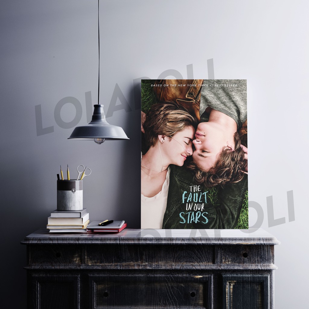 Hiasan Dinding Poster Kayu - Film The Fault In Our Stars