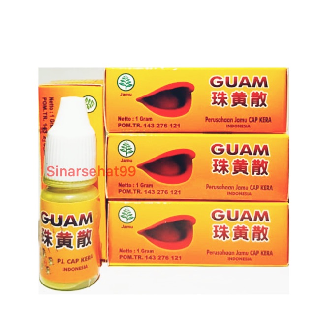 Guam / zhu huang san obat sariawan untuk dewasa dan bayi