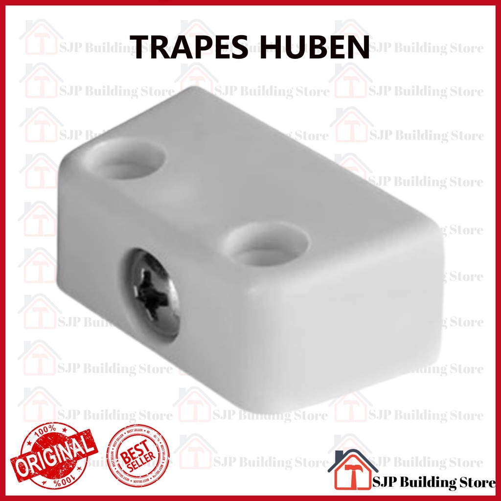 Huben Trapes Warna Putih Coklat (Untuk Ambalan / Knock-down Furniture)