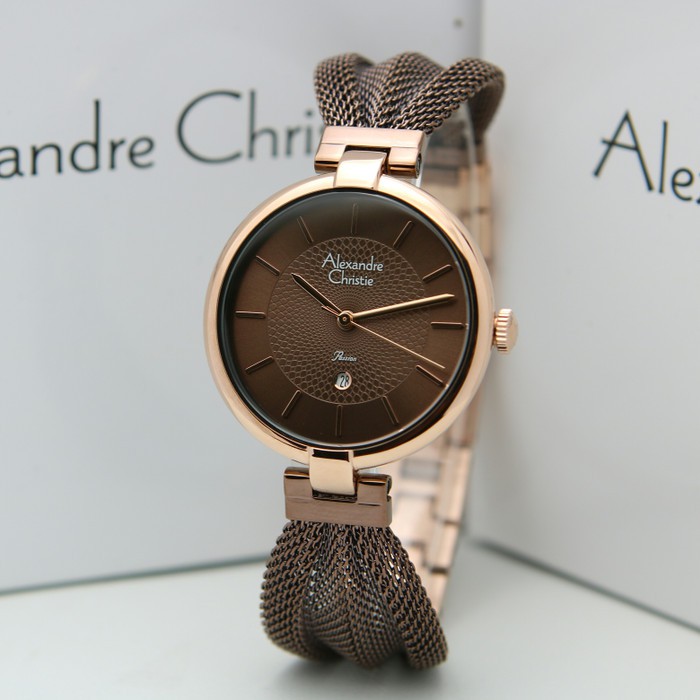 ORIGINAL Jam Tangan Wanita Alexandre Christie AC 2872 / AC2872 / 2872 Garansi Resmi 1 Tahun.