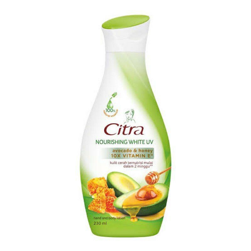 Citra NOURISHING WHITE UV Hand And Body Lotion230 ml/Body Lotion Citra Avocado 230 ml
