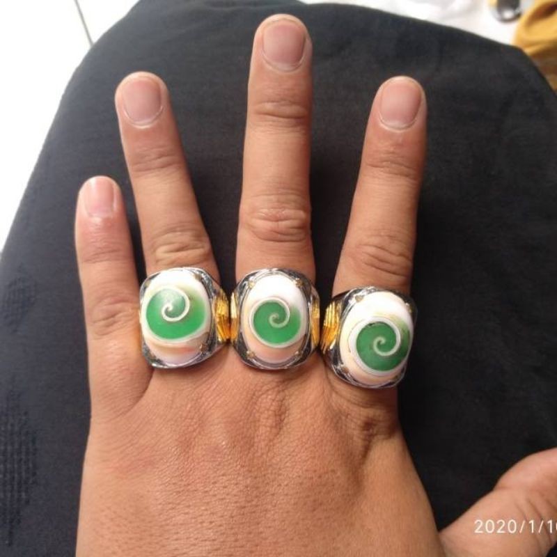 Cincin Batu Akik Kol Buntet Fosfor