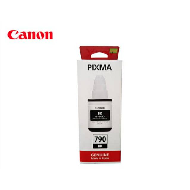 Tinta Canon PIXMA GI-790 Black Original 135 ml untuk G1000 G1010 G2000 G2010 G3000 G3010 G4000 G4010