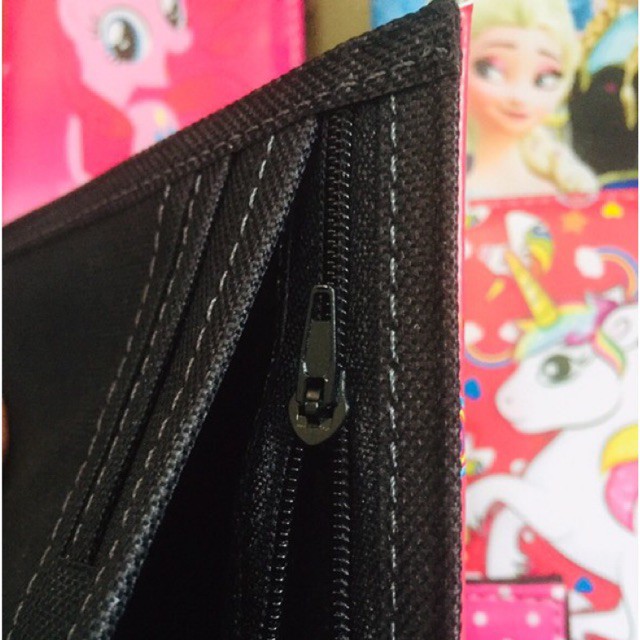 [AHLMN] Dompet anak perempuan gambar karakter lucu dan imut, dari bahan berkualitas model lipat buku