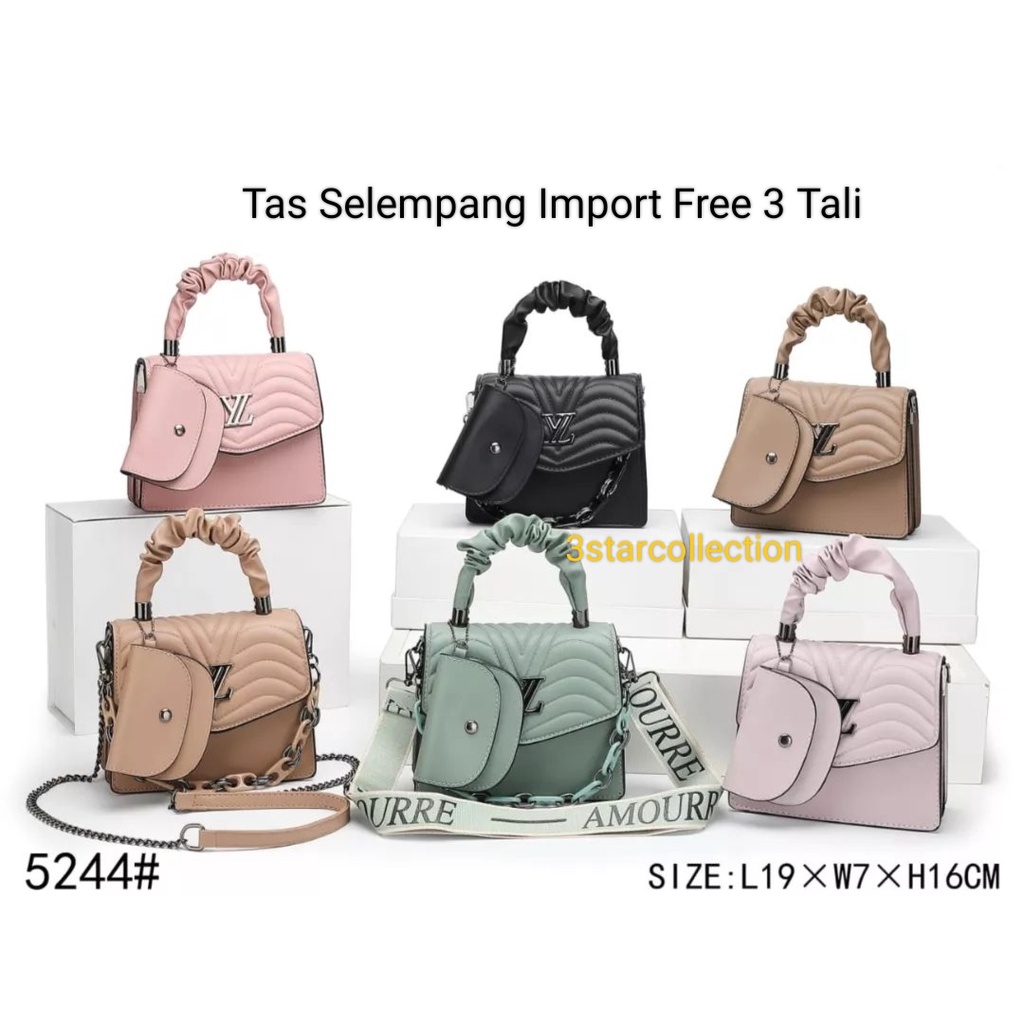 Tas Selempang Wanita Import 5244 - Tas selempang Import Terkini - Tas Import Wanita