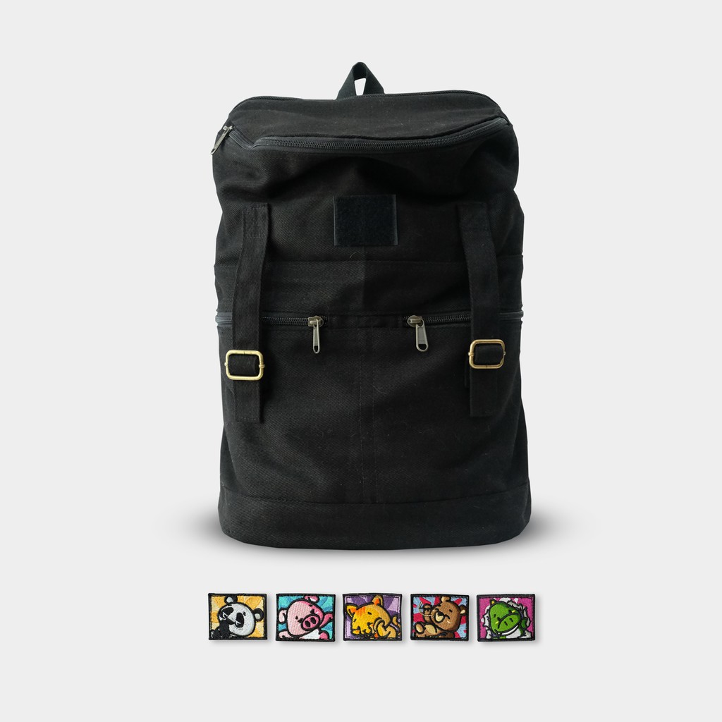 

CRSL Black Explore Backpack