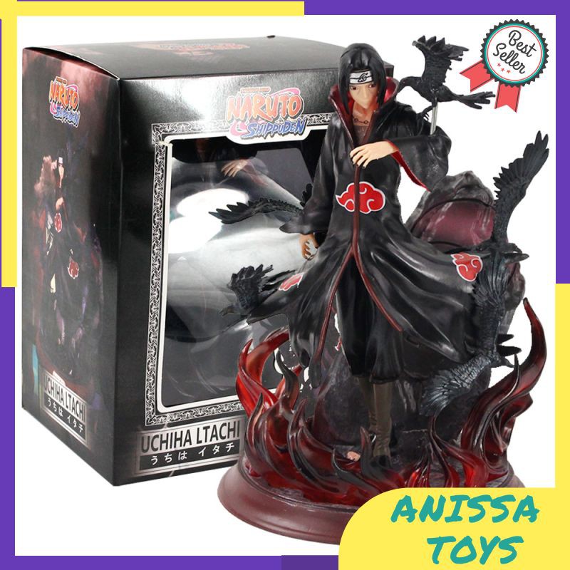 Action Figure Naruto Set Figur 26cm Anime Naruto Shippuden Uchiha Itachi PVC Action Figure GK