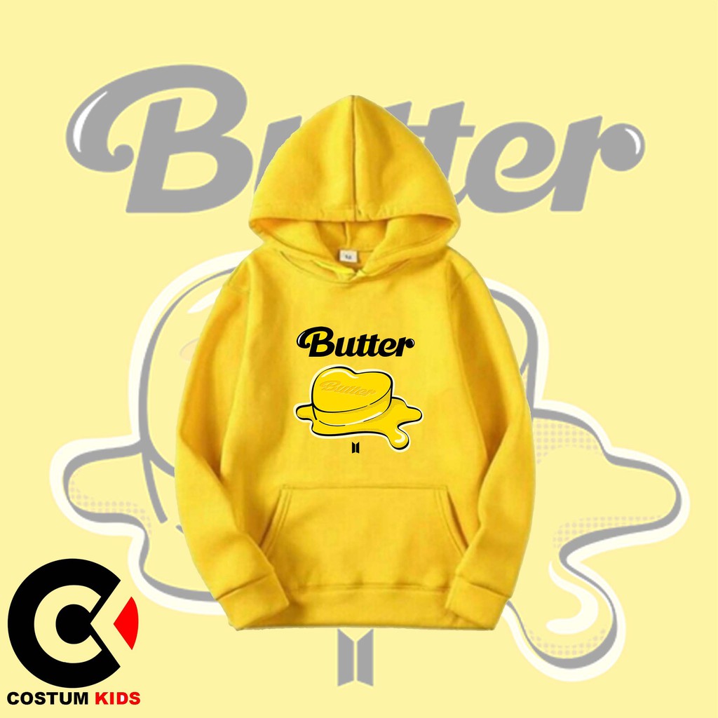 JAKET SWEATER HOODIE ANAK BTS BUTTER KPOP TERBARU