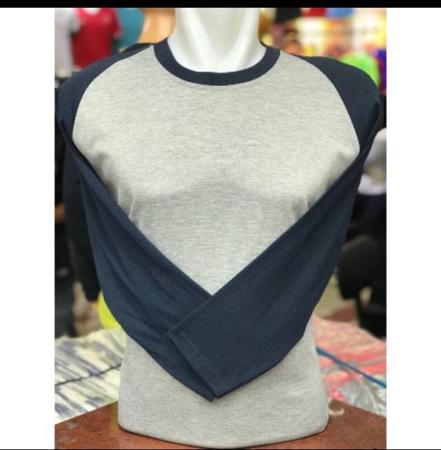 Raglan Polos big size XXL tangan panjang