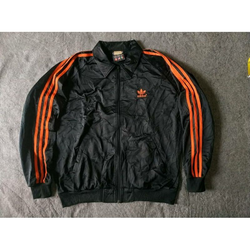 Jaket Adidas Black Orange
