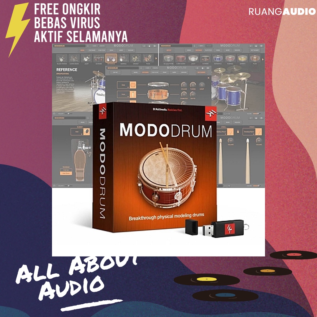 Jual IK Multimedia MODO DRUM VST Drum Full Version ( Lifetime
