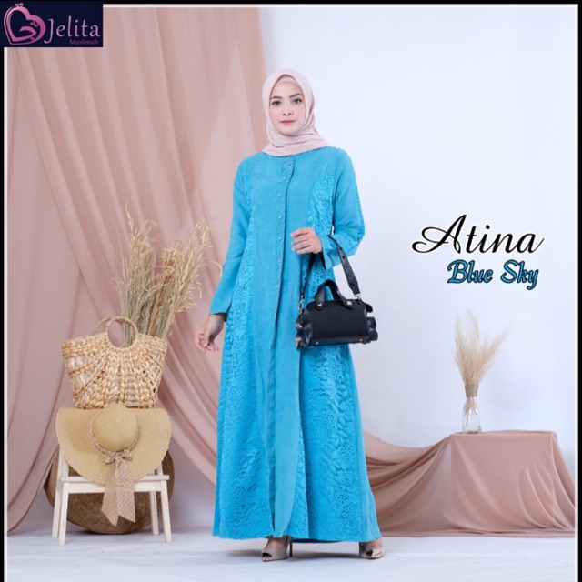 Atina Dress Jelita Muslimah by Jelgant