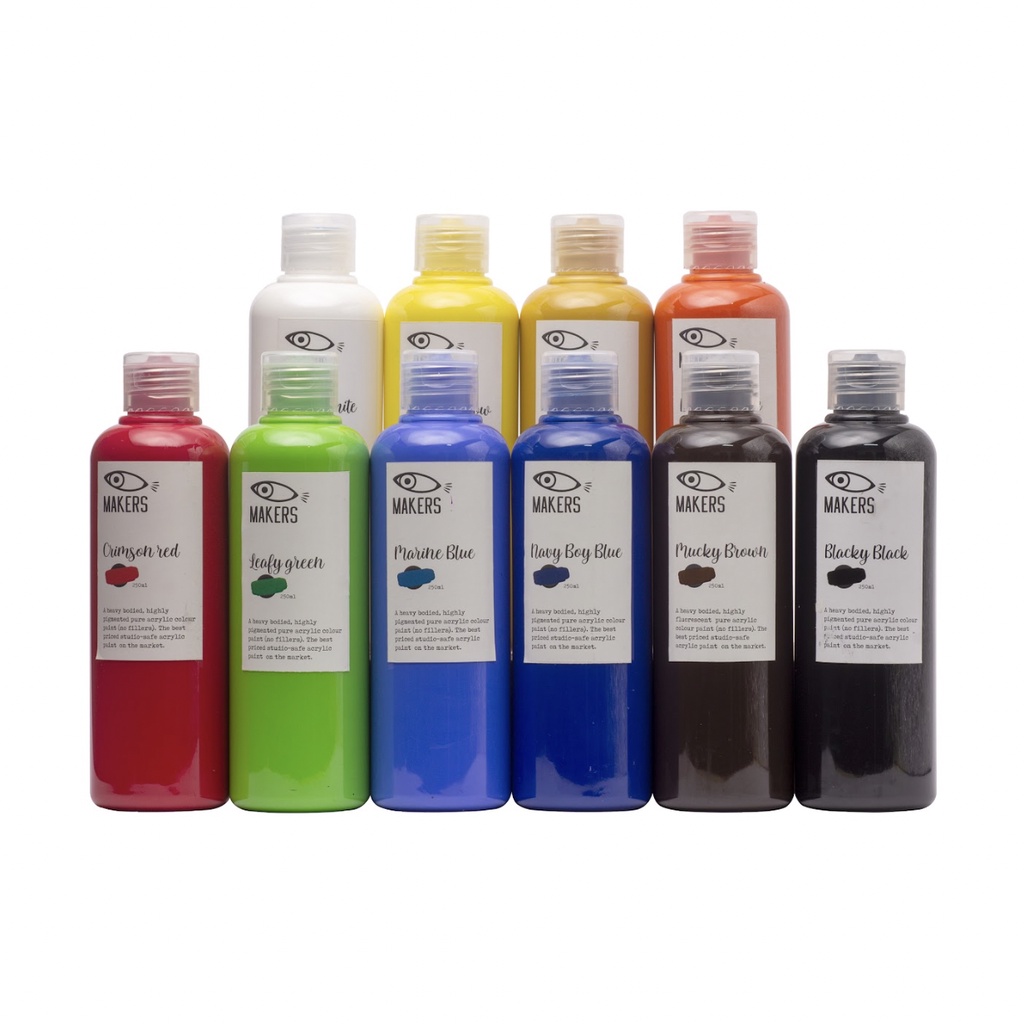 

Acrylic Paint Set of 10 by MAKERS