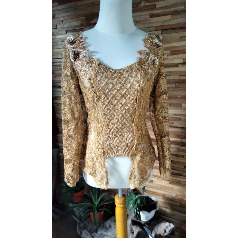 atasan kebaya brukat payet