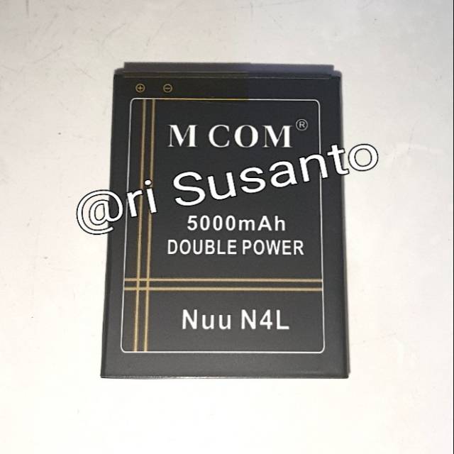 Baterai MCOM for NUU Mobile N4L 4G Lte Double Power 5000mAh
