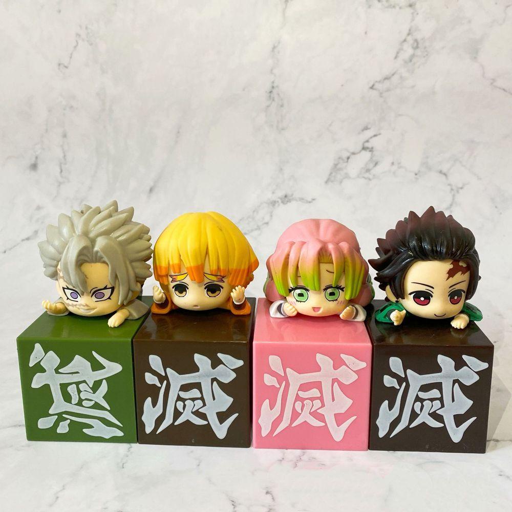 Needway Demon Slayer Model Mainan PVC Iguro Obanai Uzui Tengen Tokitou Muichirou Kanroji Mitsuri Action Figure