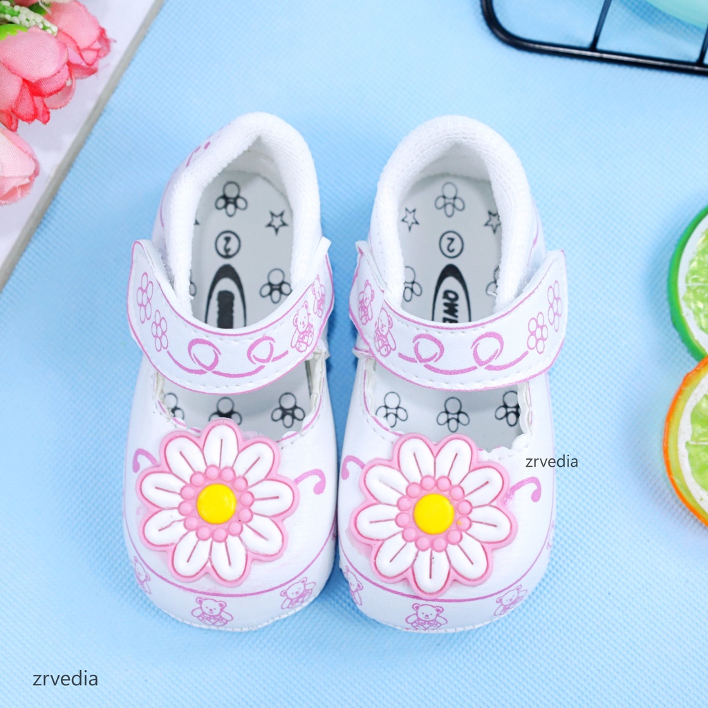 Prewalker Acha Baby Perempuan / Sepatu Premium Bayi Baru Lahir Pre Walker Murah Cewek Import ZR Vedia