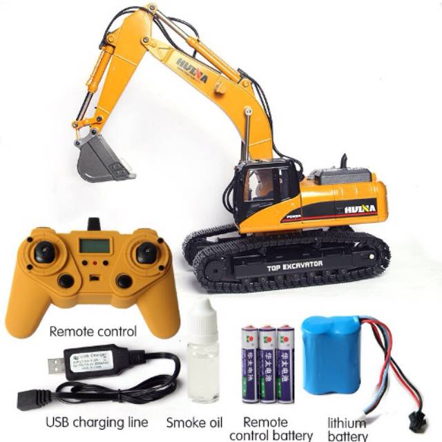 metal toy excavator remote control