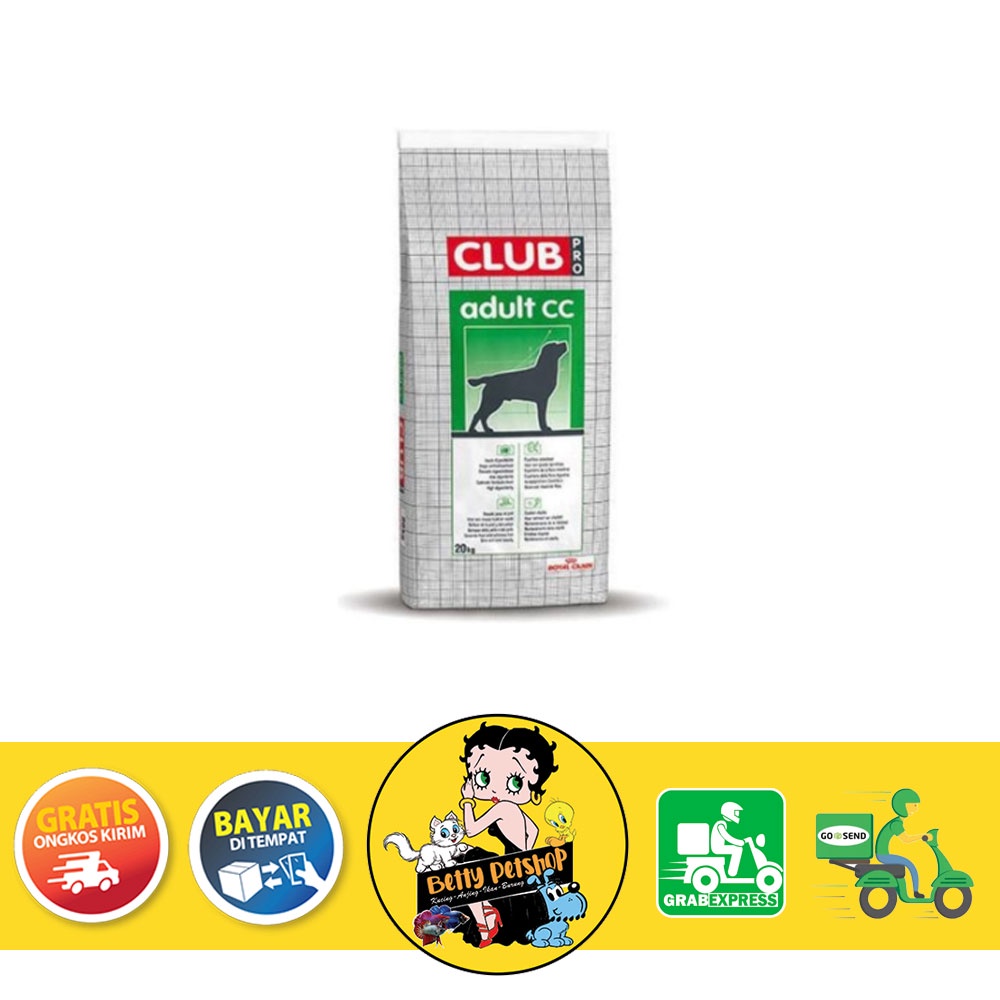 MAKANAN ANJING ROYAL CANIN CLUB PRO ADULT CC 20KG