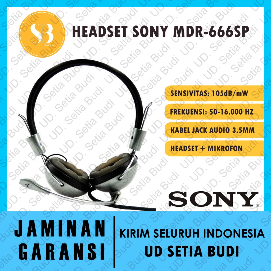 Headset Sony MDR-666SP