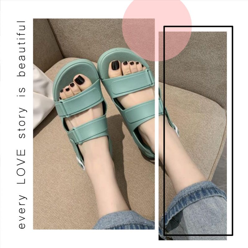 Sandal Tawana Tali Wanita Casual/Sandal Fliptop Wanita import RF