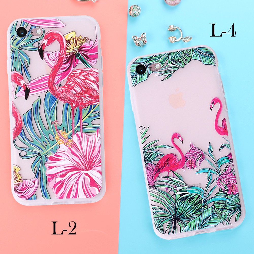 Case Flamingo TPU Oppo F7 F5 F3 F1S A71 A37 VIVO V9 V5 V7 Plus Y71 Redmi 5a s2 5 5+ 4X 6X A1 5X Soft