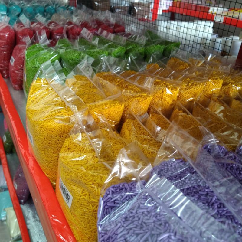 

Meses Warna Dore 250 gr / 500 gr / 1 kg / Meses Warna Gogo/ Cokelat Butir Ungu Kuning Orange Hijau Merah Putih Biru Pink Rainbow