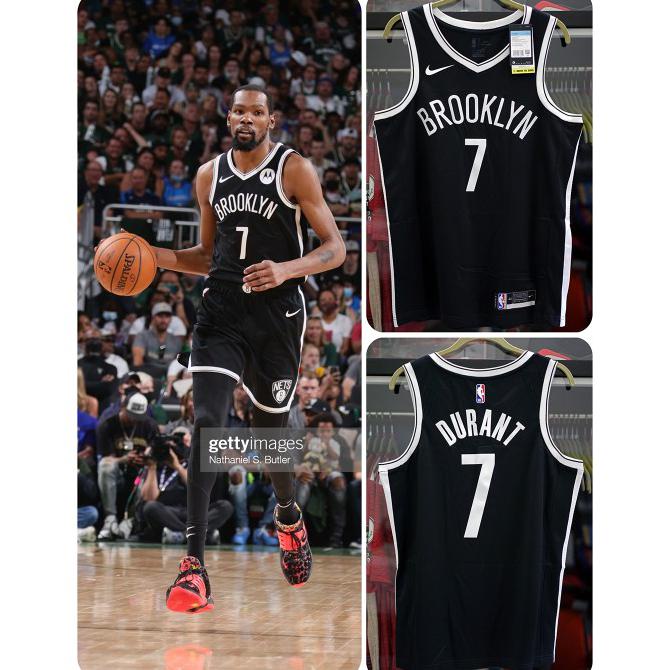 algifaruu - Jersey Basket NBA Brooklyn Nets Swingman Original Icon - Kevin Durant - M