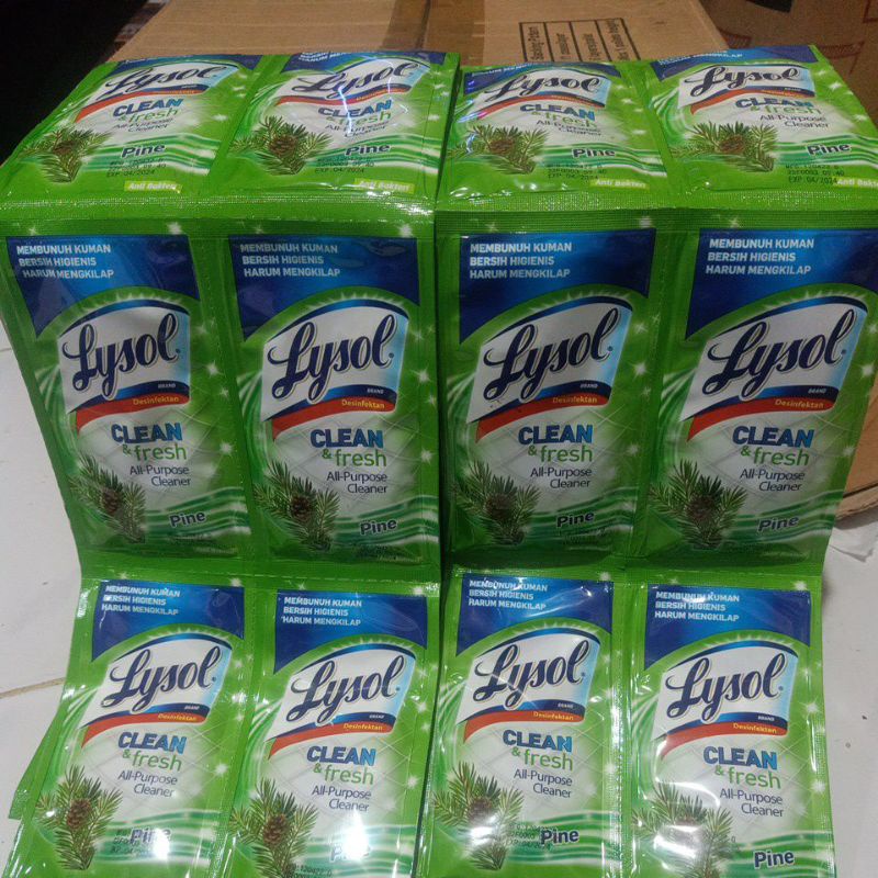 LYsol Disinfectan 30ml isi 12 saset