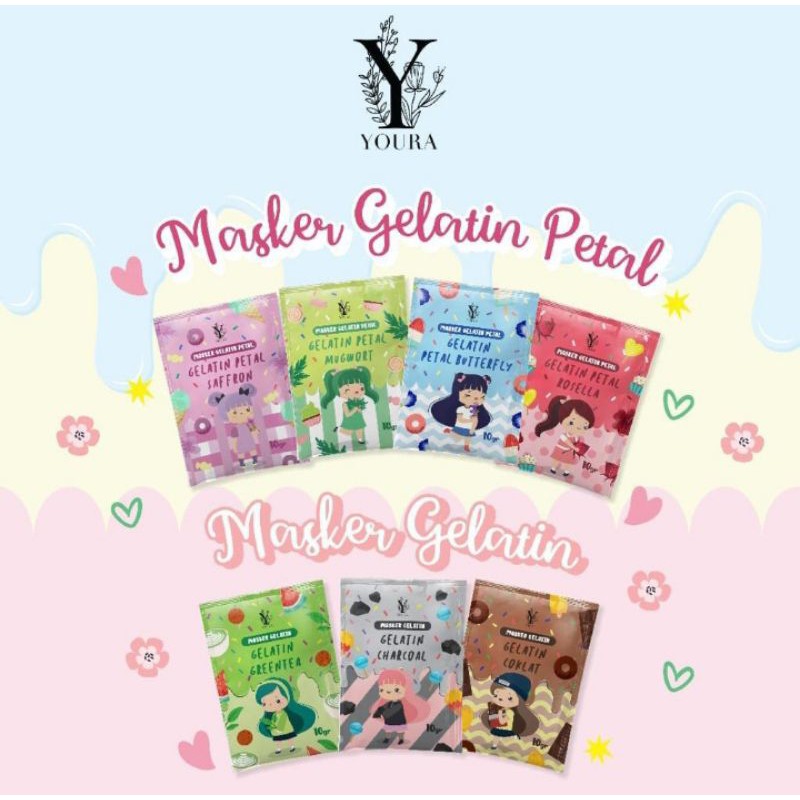 MASKER GELATIN PETAL MASKER KOMEDO BY YOURA