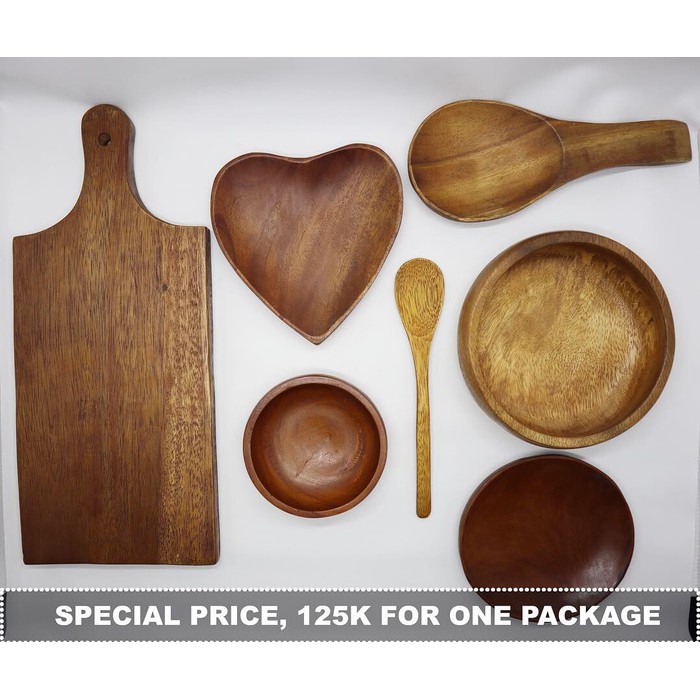 Piring Mangkok Talenan Kayu Paket Shopee Indonesia Piring Mangkok Talenan Kayu Paket Shopee Indonesia
