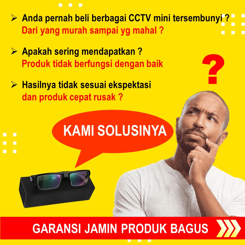 KACAMATA KAMERA SUNGLASSES SPY CAM CAMERA KAMERA TERSEMBUNYI PENGINTAI MINI HIDDEN CAMERA HD JS136