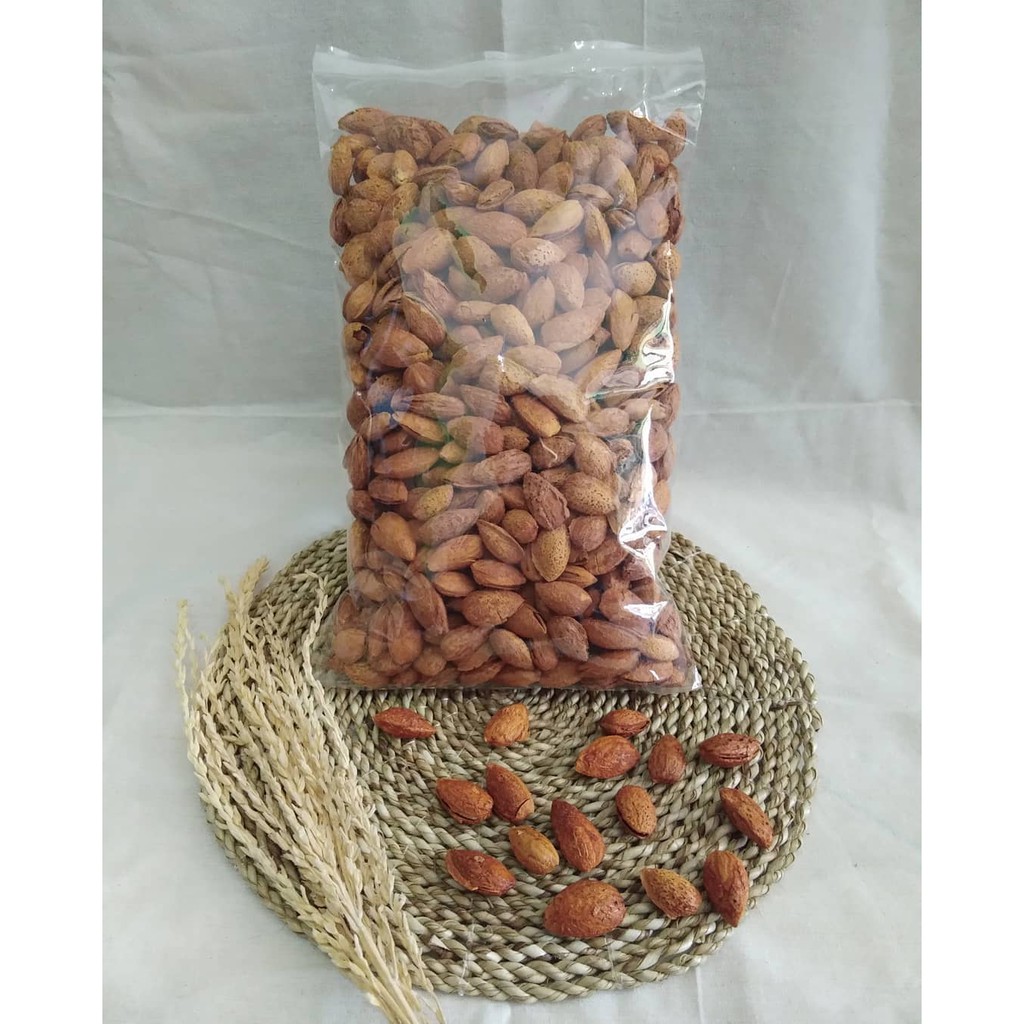 

kacang almond panggang rasa susu kemasan 1kg