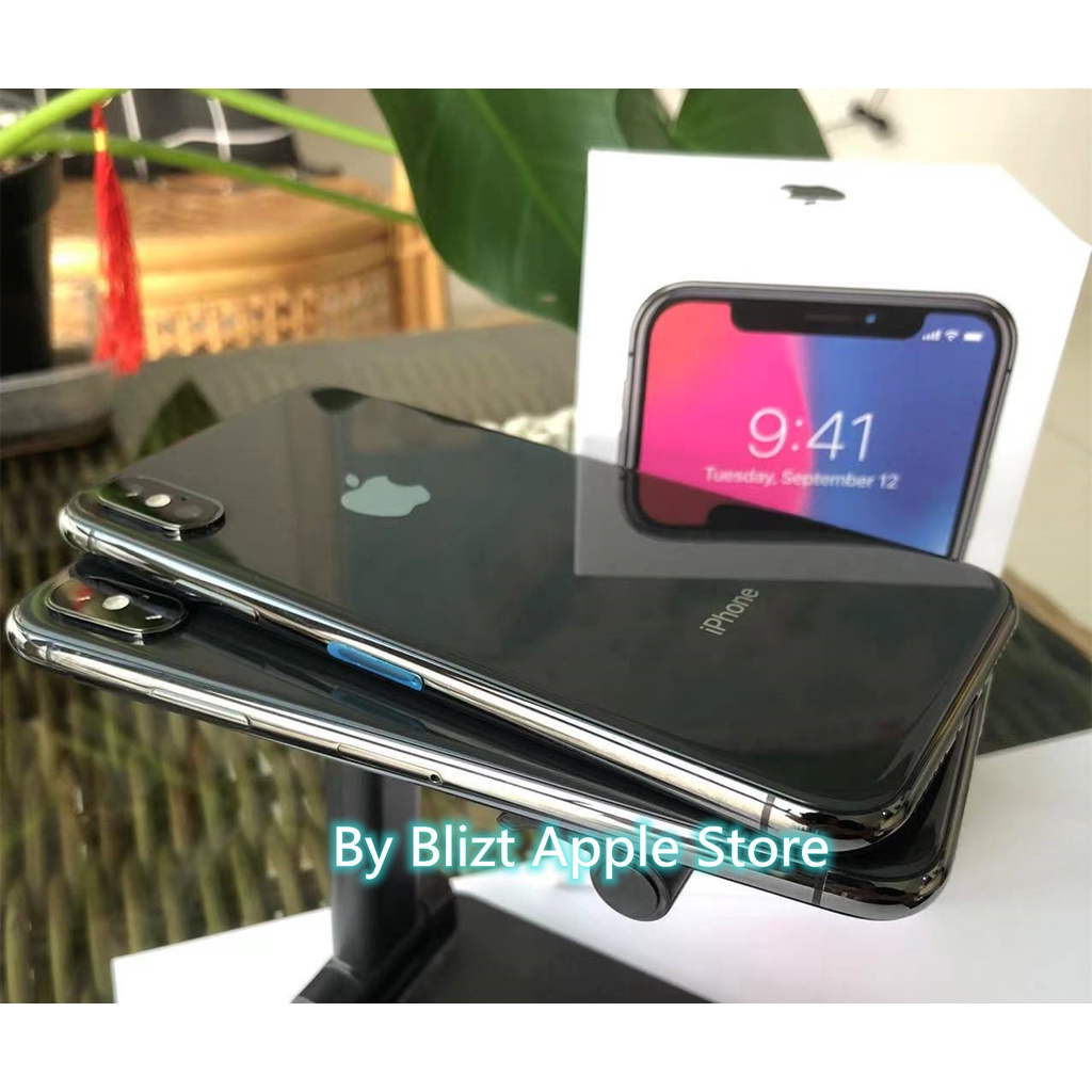 iPhone X 256GB All Sim Silent Fullset Original Second Like new Mulus100%  3utools All Green (Garansi 1 Tahun)