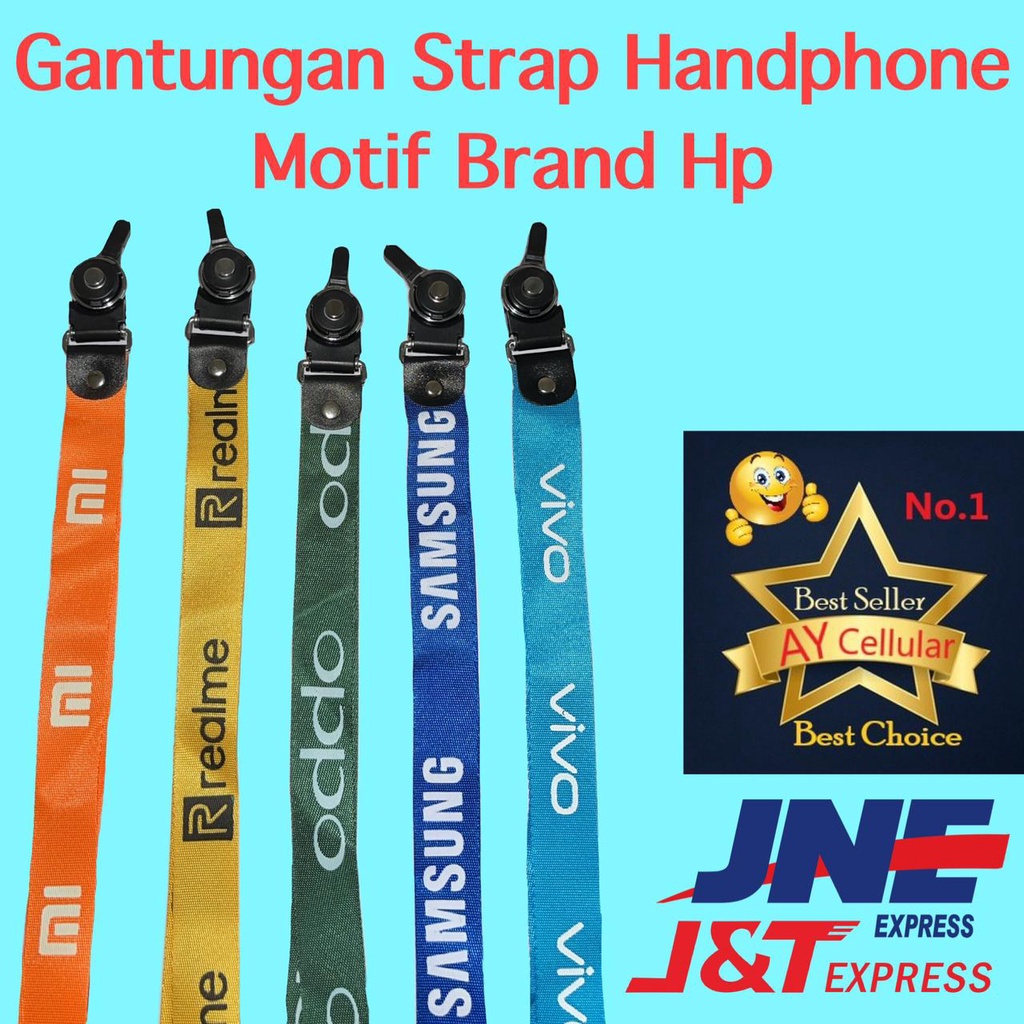 Tali Hp Branded / Talo Gantungan Hp / Gantungan Hp Branded