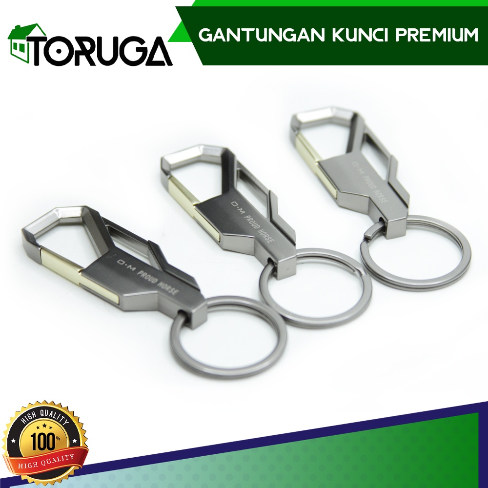 Gantungan Kunci Mobil Motor Pinggang Zinc Alloy Dark Brown