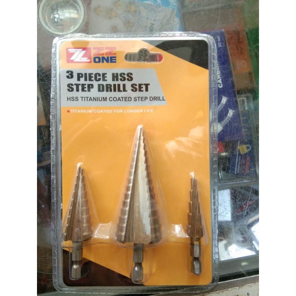 Mata Bor Pagoda Mata Bor Besi HSS ZZONE 3Pcs