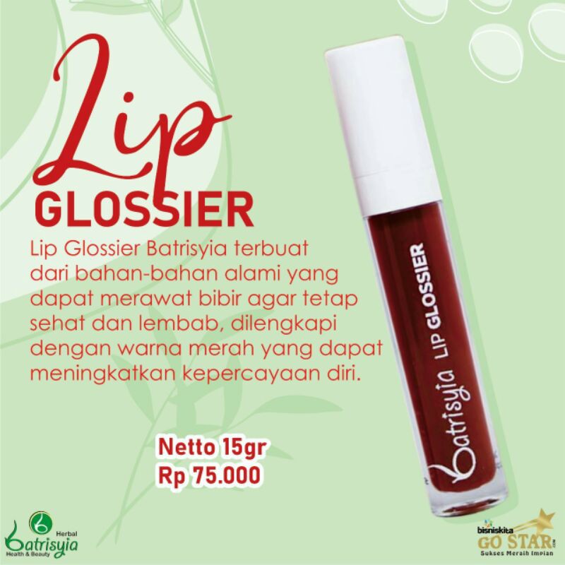 lip glossier batrisyia herbal