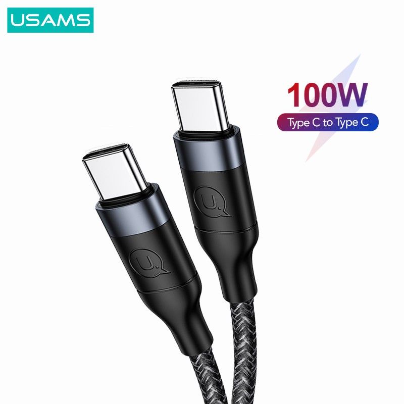 KABEL USAMS U31 Type-C To Type-C 100W PD Fast Charging &amp; Data Cable 1.2M