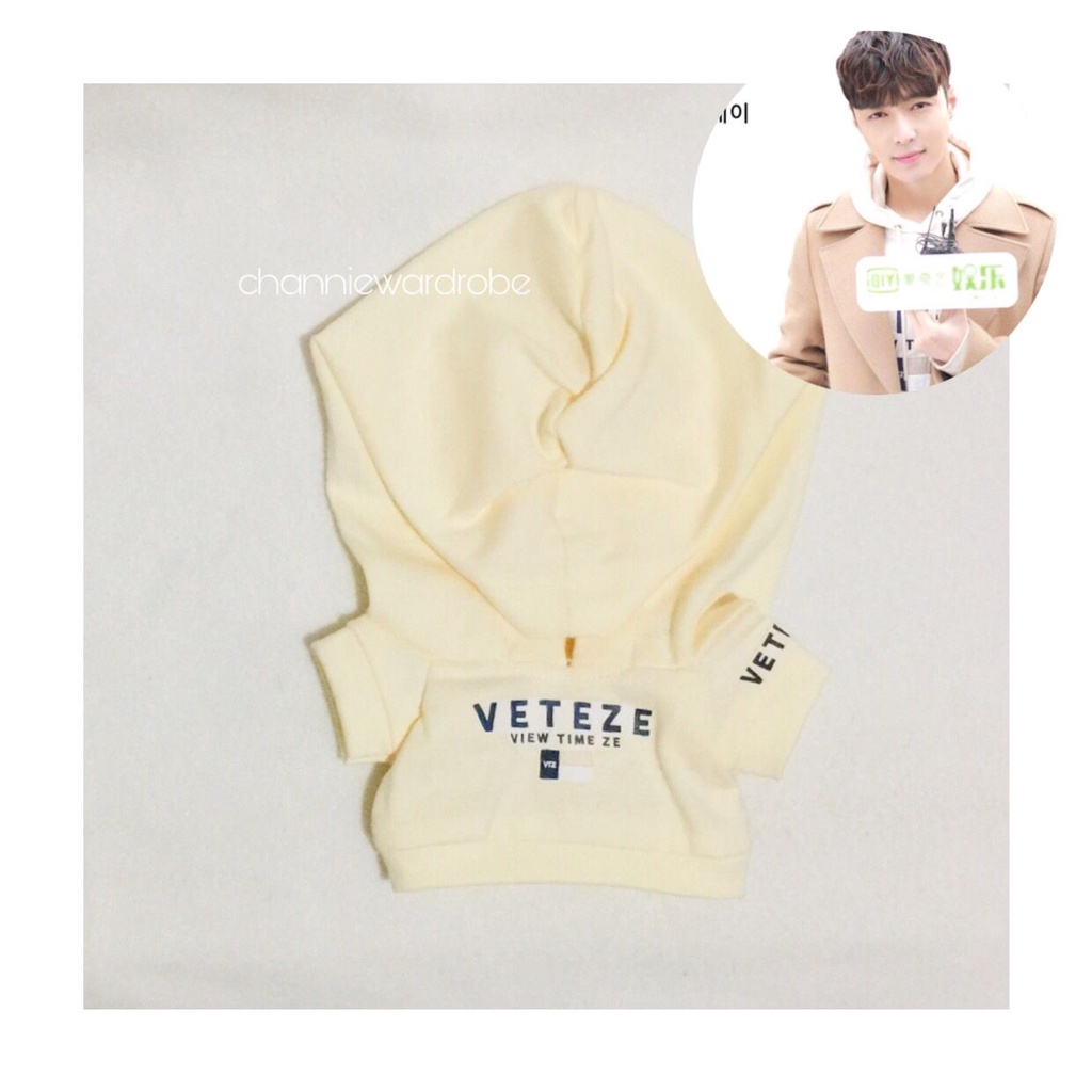 EXO Lay Doll Clotes Baju Boneka 20cm 15cm Veteze Big Logo Hoodie