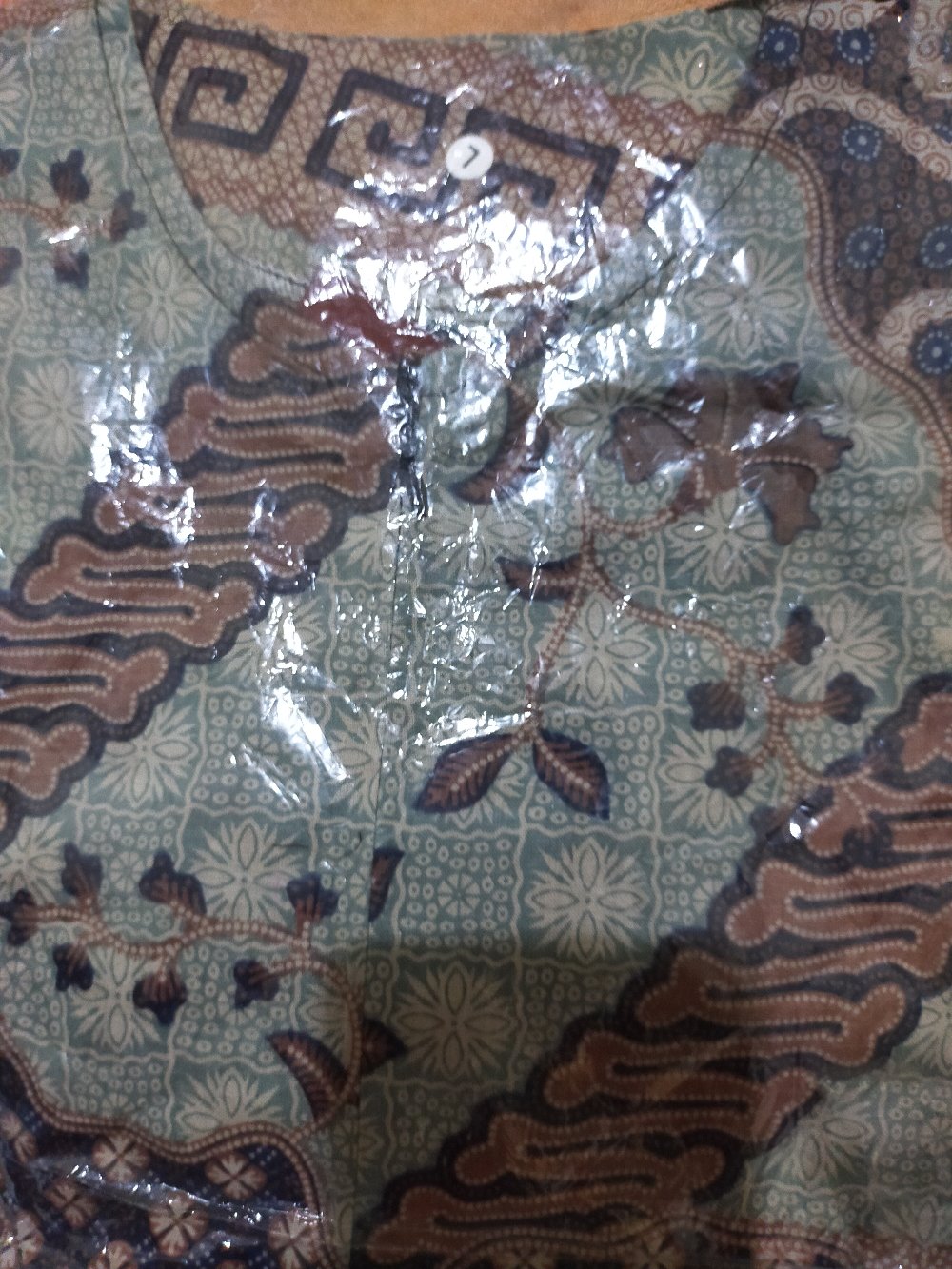 Batik Wanita Asj Sa Hrb026 Kenongo Kemeja Tosca Pendek