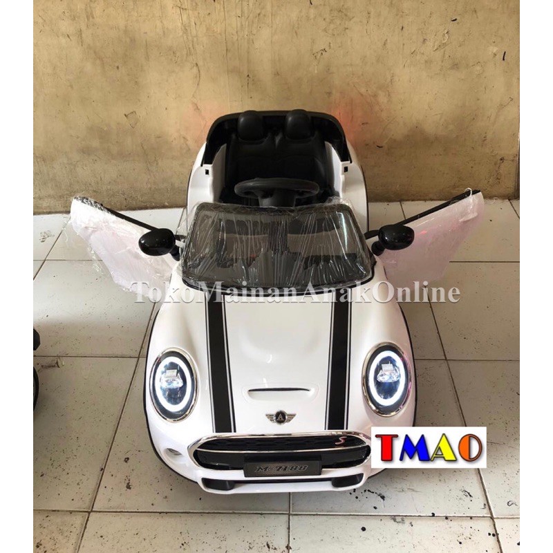 Mobil Aki Anak PMB MINI COOPER MORTEIN 7188 M7188 Mainan Anak Remot Kontrol Murah-6