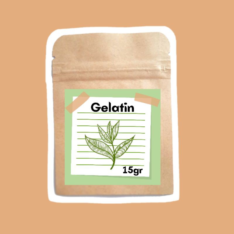 15 GRAM MASKER KOMEDO GELATIN  HALAL MUI ORIGINAL-G  Greentea