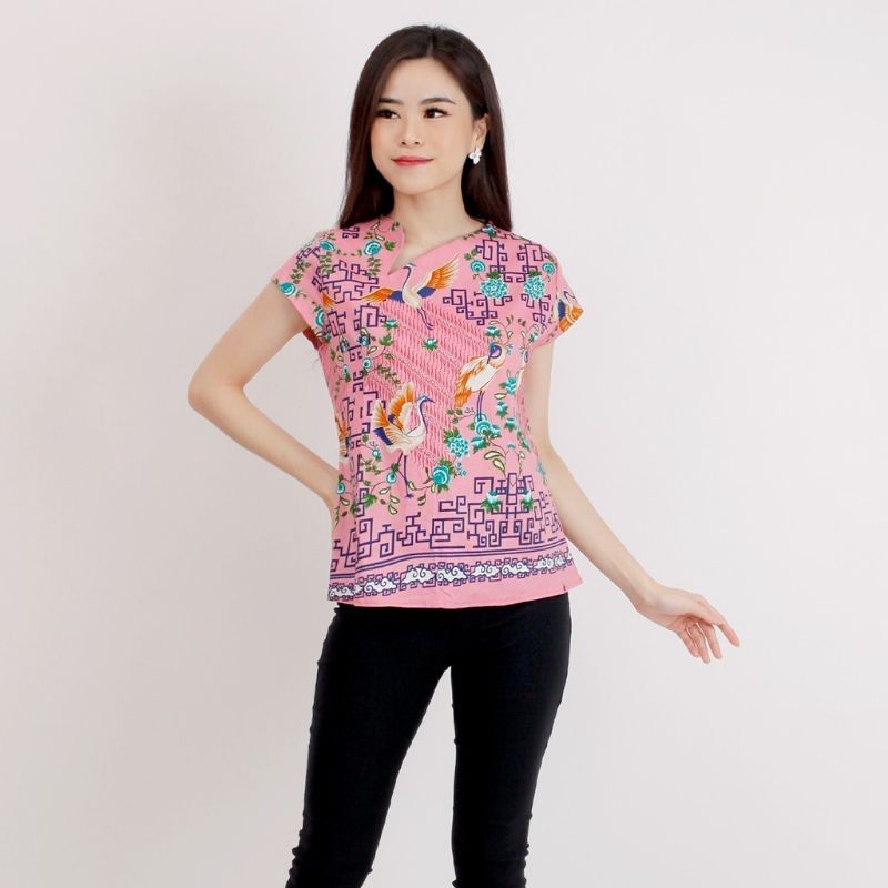 Batik Wanita - Atasan Blouse Batik Wanita Fashion 632