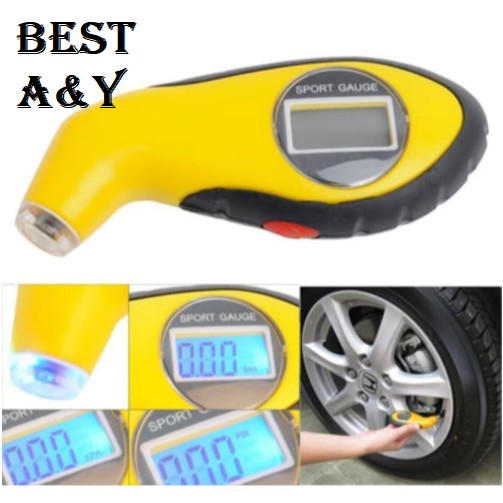 DIGITAL TIRE PRESSURE LCD Manometer Alat Pengukur Tekanan Angin Ban