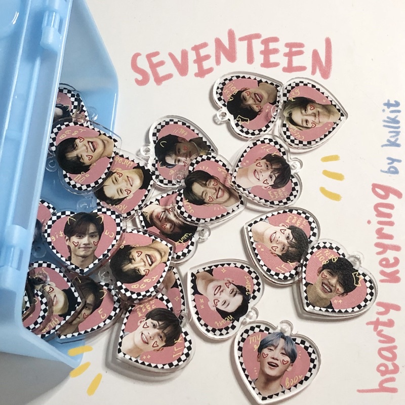 SEVENTEEN hearty keyring♡